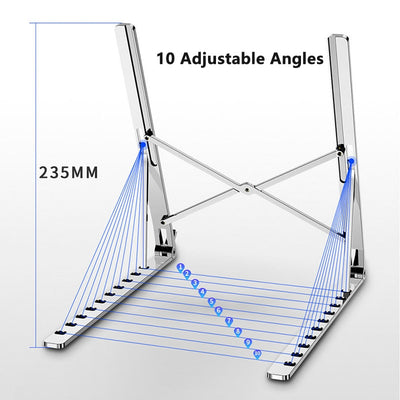 Soporte Ajustable y Plegable para Laptop en Aluminio X Style - Image 15