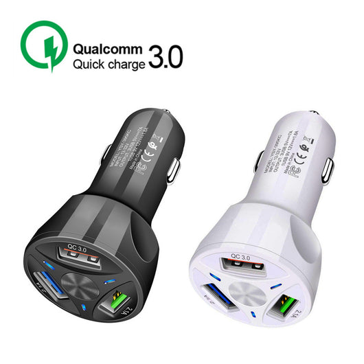 Cargador Rápido USB de 3 Puertos para Auto - Image 6