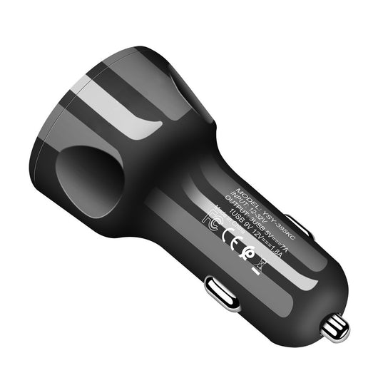 Cargador Rápido USB de 3 Puertos para Auto - Image 11