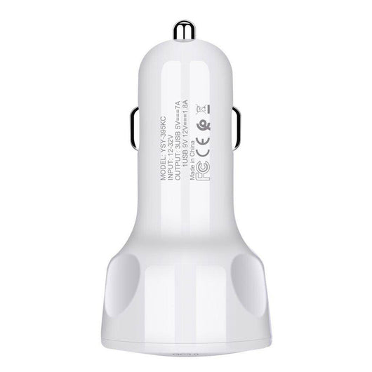 Cargador Rápido USB de 3 Puertos para Auto - Image 14