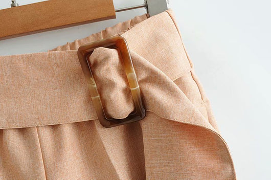 Pantalones con Hebilla Cuadrada - Image 13