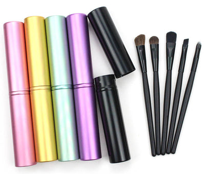 Set de 5 Brochas de Maquillaje Portátiles para Viajes - Image 27