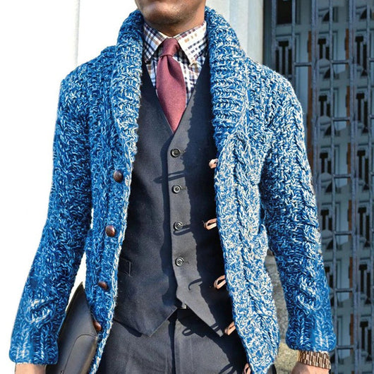 Cardigan Slim Fit de Manga Larga para Hombre - Image 9