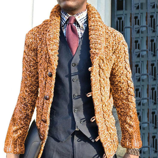 Cardigan Slim Fit de Manga Larga para Hombre - Image 10