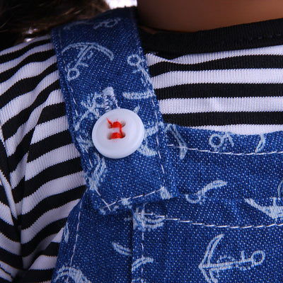Overol de Mezclilla para Muñecas American Girl - Ropa Denim Auténtica - Image 11