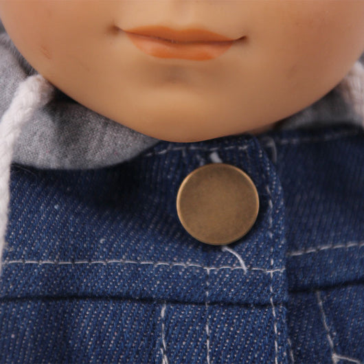 Overol de Mezclilla para Muñecas American Girl - Ropa Denim Auténtica - Image 17