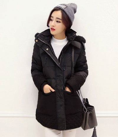 Abrigo de lana de cordero para mujer - Image 17