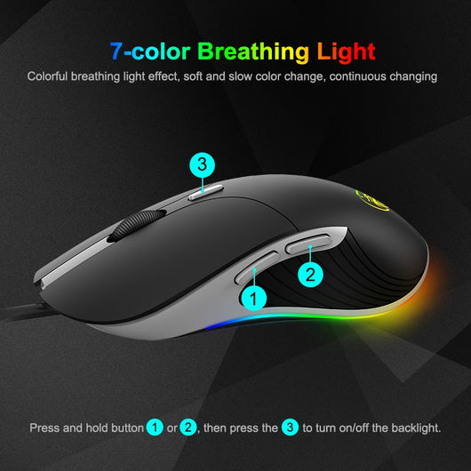 Ratón Gaming LED 6400 DPI USB Ergonómico de Alto Rendimiento - Image 6