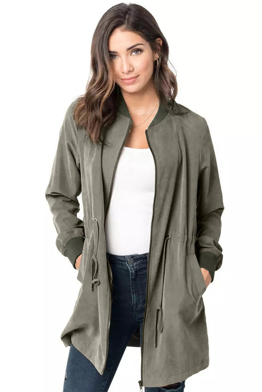 Gabardina Clásica para Mujer - Estilo Europeo y Americano - Image 8