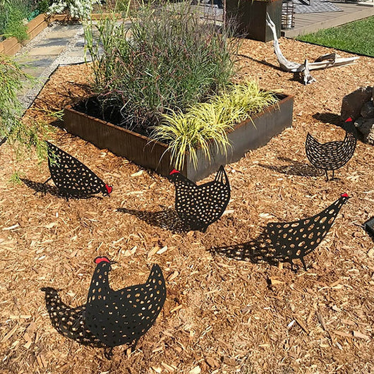 Decoración de Jardín con Figuras de Gallinas - Estacas para Patio y Huerto - Image 45