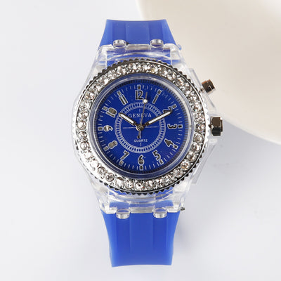 Reloj LED Luminoso Geneva para Mujer con Pulsera de Silicona - Image 29