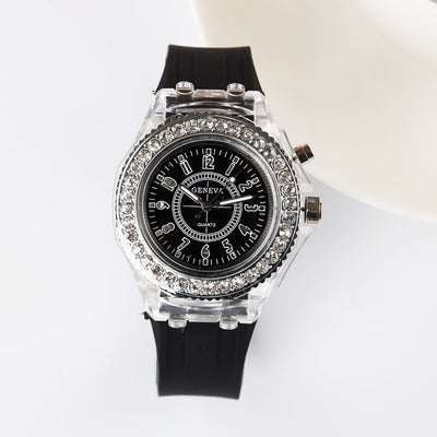 Reloj LED Luminoso Geneva para Mujer con Pulsera de Silicona - Image 32