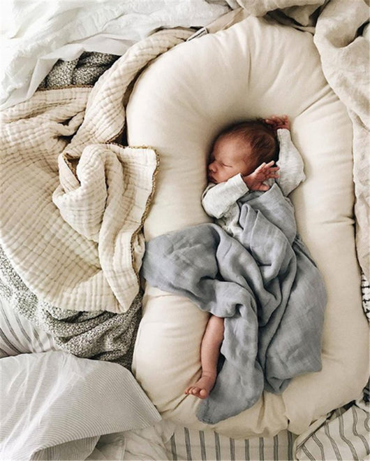 Nido Portátil para Bebé - Cuna de Algodón Premium con Almohada Integrada - Image 29