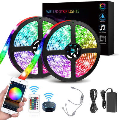 Sistema de Iluminación LED RGB Inteligente 5050 Resistente al Agua con Control por Voz - Image 19