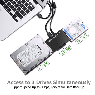 Adaptador SATA a USB 3.0 para 3 Discos Duros - Transferencia Ultrarrápida - Image 7