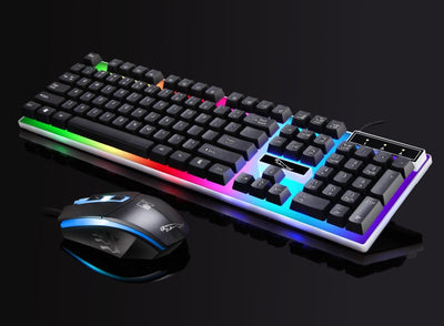 Set Teclado y Ratón Mecánico Gaming con Iluminación LED Suspendida - Image 9