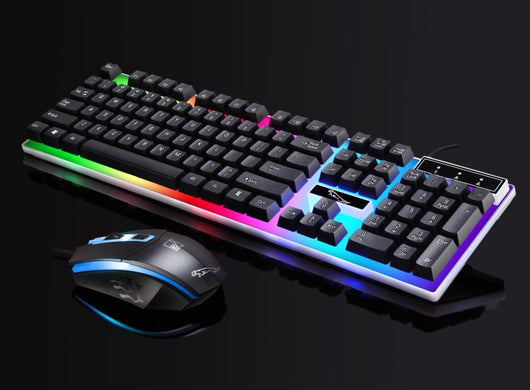 Set Teclado y Ratón Mecánico Gaming con Iluminación LED Suspendida - Image 9