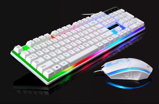 Set Teclado y Ratón Mecánico Gaming con Iluminación LED Suspendida - Image 10