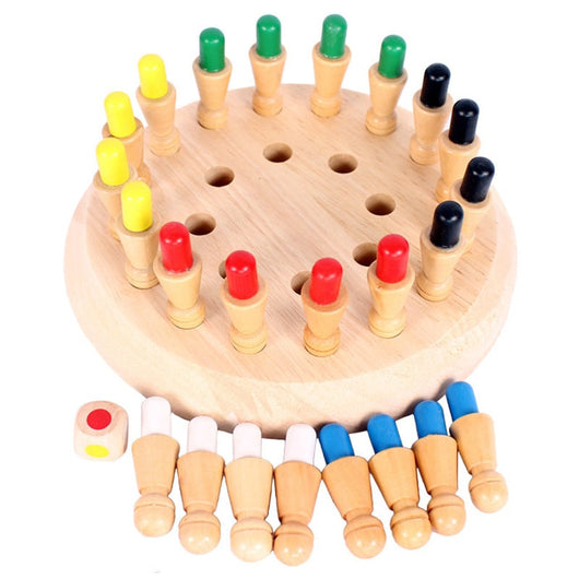 Ajedrez de Memoria en Madera - Juguete Educativo para Niños - Image 10