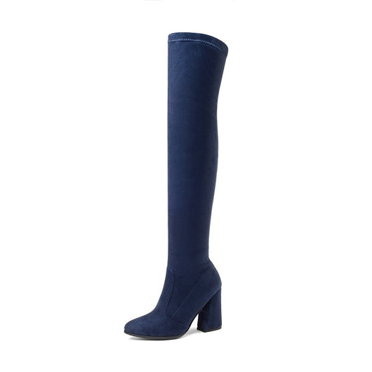Botas Altas hasta la Rodilla con Tacón Fino Aguja y Elástico - Image 46