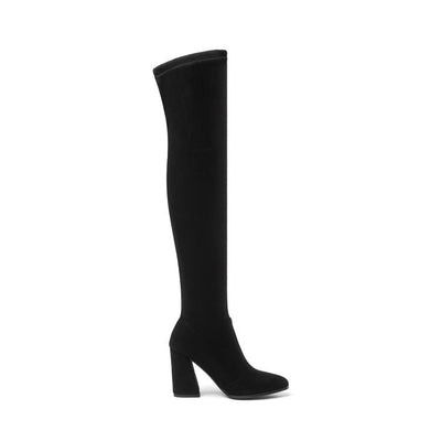 Botas Altas hasta la Rodilla con Tacón Fino Aguja y Elástico - Image 51