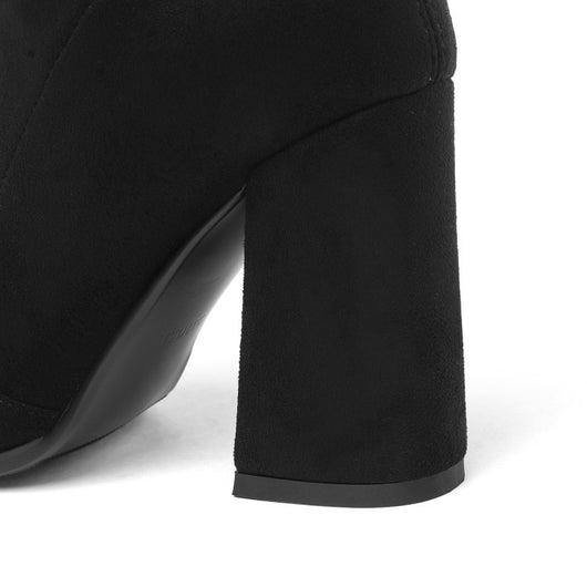 Botas Altas hasta la Rodilla con Tacón Fino Aguja y Elástico - Image 55