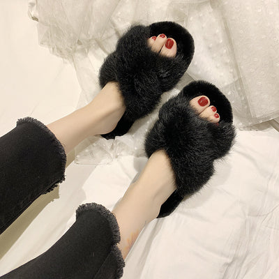 Pantuflas de Piel Cruzadas - Image 16