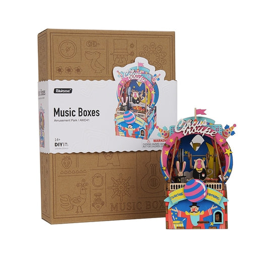 Caja de Música 3D Gatita Ballet - Puzzle de Madera Armable con Movimiento - Image 3