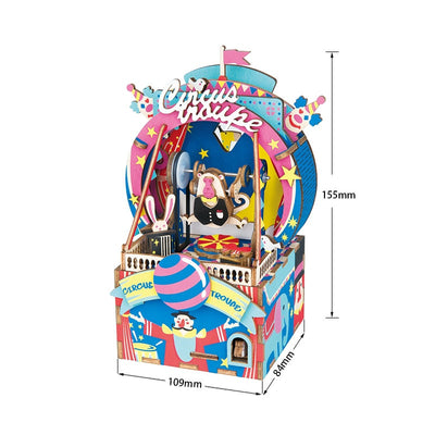 Caja de Música 3D Gatita Ballet - Puzzle de Madera Armable con Movimiento - Image 4