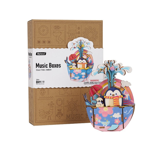 Caja de Música 3D Gatita Ballet - Puzzle de Madera Armable con Movimiento - Image 9