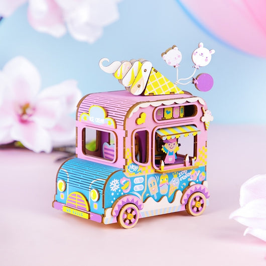 Caja de Música 3D Gatita Ballet - Puzzle de Madera Armable con Movimiento - Image 17