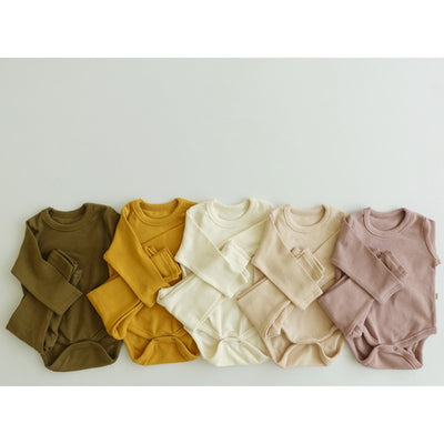 Conjunto de Pijama Otoñal para Bebé - Pantalones Largos de Algodón - Image 9
