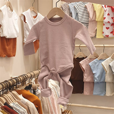 Conjunto de Pijama Otoñal para Bebé - Pantalones Largos de Algodón - Image 15