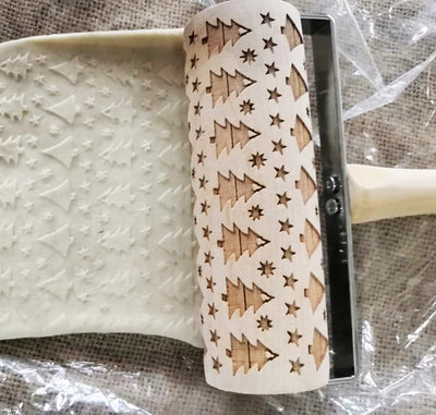 Rodillo Grabador Navideño para Masa de Galletas y Fondant - Image 19