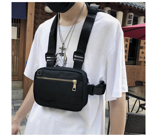 Chaleco Táctico Funcional con Mochila Pectoral para Hombre - Image 9