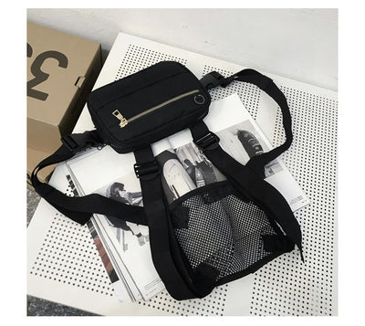 Chaleco Táctico Funcional con Mochila Pectoral para Hombre - Image 17