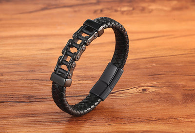 Pulsera de Cuero Trenzado para Hombre - Joyería Personalizable - Image 10