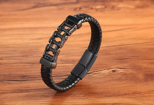 Pulsera de Cuero Trenzado para Hombre - Joyería Personalizable - Image 10
