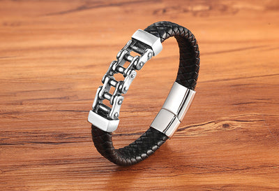 Pulsera de Cuero Trenzado para Hombre - Joyería Personalizable - Image 11