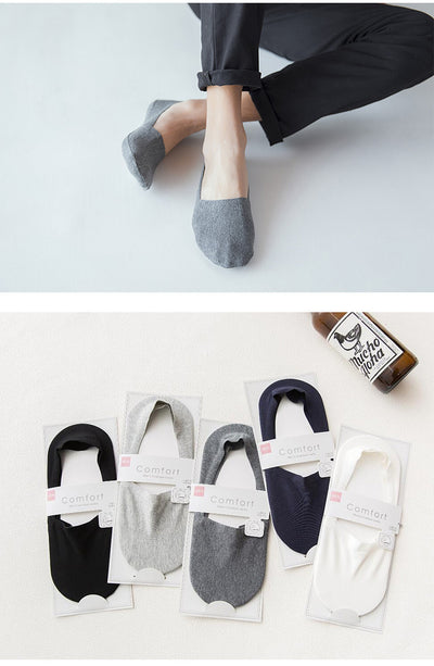 Pack 10 Calcetines Invisibles de Algodón para Hombre con Suela Antideslizante - Image 15