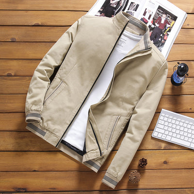 Chaqueta de Algodón Ligera para Hombre con Cuello Clásico - Image 5