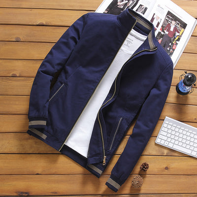 Chaqueta de Algodón Ligera para Hombre con Cuello Clásico - Image 7