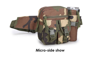 Bolsa Táctica Impermeable para Cintura con Compartimentos para Botellas - Image 26