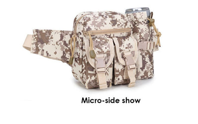 Bolsa Táctica Impermeable para Cintura con Compartimentos para Botellas - Image 28