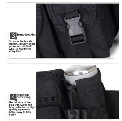 Bolsa Táctica Impermeable para Cintura con Compartimentos para Botellas - Image 35