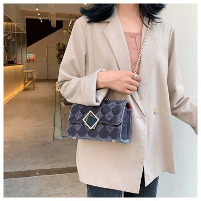 Bolso de Cadena Terciopelo Diamante - Image 19