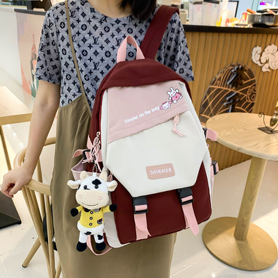 Mochila Escolar Deportiva de Viaje - Tela Oxford Resistente Estilo Coreano - Image 9