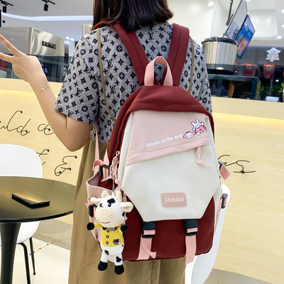 Mochila Escolar Deportiva de Viaje - Tela Oxford Resistente Estilo Coreano - Image 11