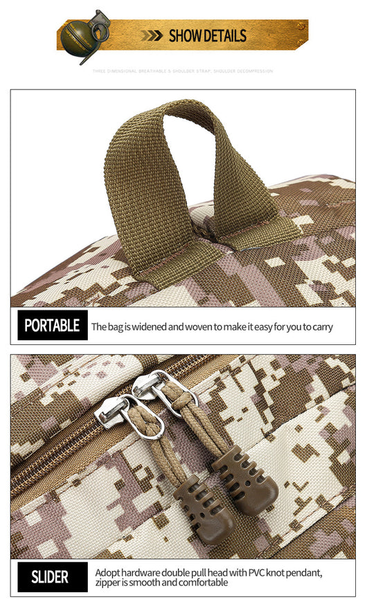 Mochila Táctica de Gran Capacidad para Estudiantes y Aventureros - Image 7