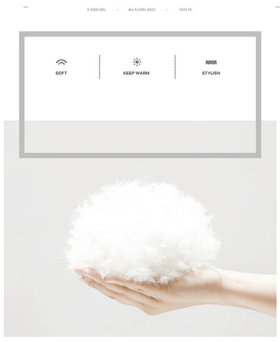 Chaqueta Corta de Plumón de Pato Blanco para Hombre - Image 10